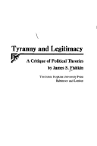 Cover of Tyranny and Legitimacy