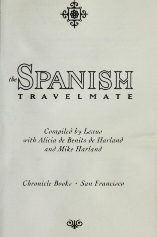 Cover of Spanish Travelmate Pb