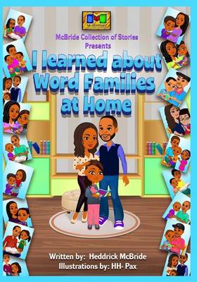 Book cover for I learned about WORD FAMILIES at home.