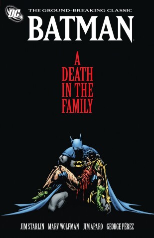 Book cover for Batman: A Death in the Family