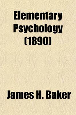 Book cover for Elementary Psychology