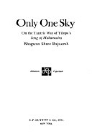 Cover of Only One Sky