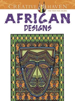 Book cover for Creative Haven African Designs Coloring Book