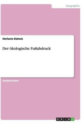 Cover of Der ökologische Fußabdruck