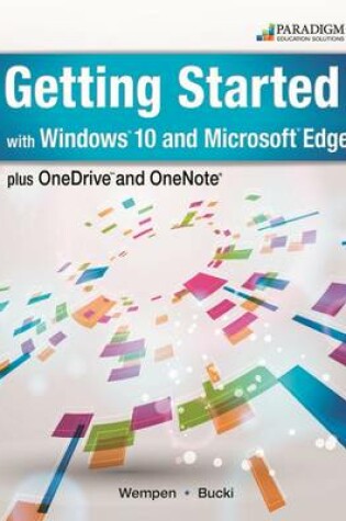 Cover of Getting Started with Windows 10 and Microsoft Edge