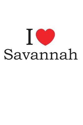 Book cover for I Love Savannah