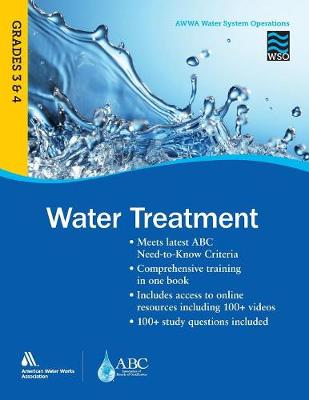 Book cover for WSO Water Treatment, Grades 3 & 4