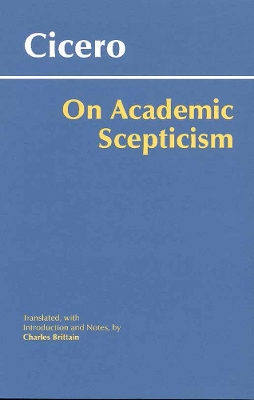 Book cover for On Academic Scepticism