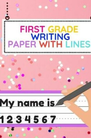 Cover of First Grade Writing Paper with Lines