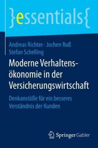 Cover of Moderne Verhaltensökonomie in der Versicherungswirtschaft