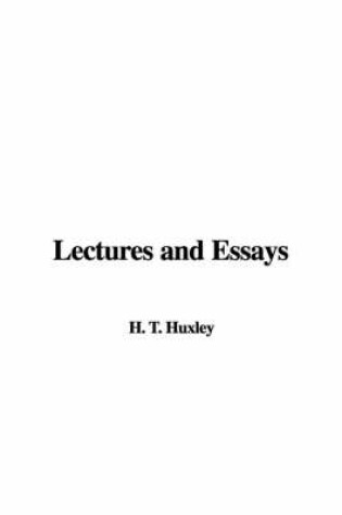 Cover of Lectures and Essays