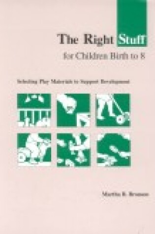 Cover of The Right Stuff for Children Birth to Eight: Selecting Play Materials