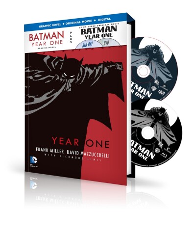 Book cover for Batman: Year One Book & DVD Set (Canadian Edition)