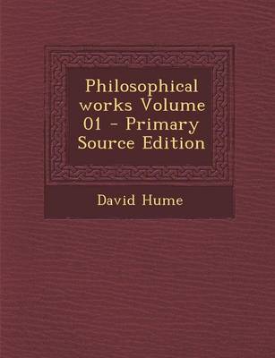 Book cover for Philosophical Works Volume 01