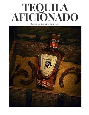Book cover for Tequila Aficionado Magazine, September 2022