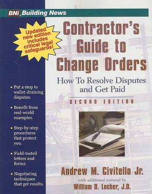 Book cover for Contractor's Guide to Change Orders