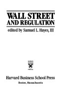 Book cover for Wall Street and Regulation