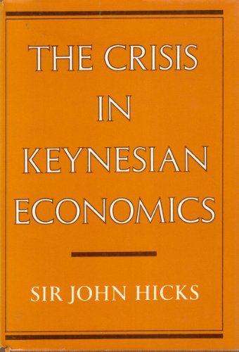 Book cover for Crisis in Keynesian Economic