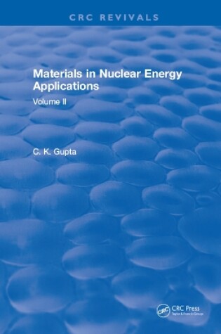 Cover of Materials in Nuclear Energy Applications