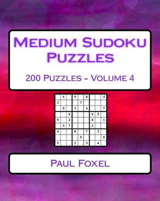 Book cover for Medium Sudoku Puzzles Volume 4