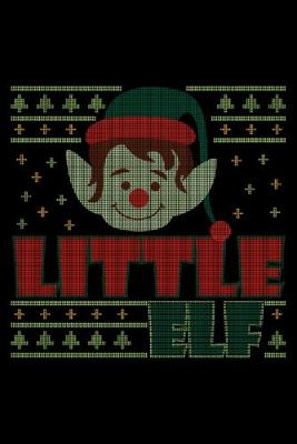 Book cover for Christmas Notebook 'Little Elf'