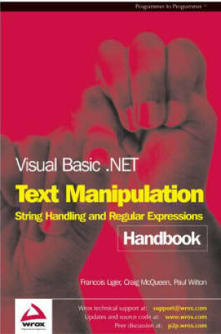 Cover of Visual Basic.NET Text Manipulation Handbook: