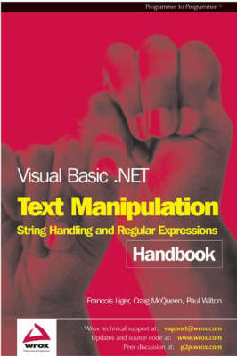 Book cover for Visual Basic.NET Text Manipulation Handbook: