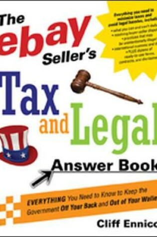 Cover of EBAY SELLER'S TAX N LEGAL ANSWER BOOK