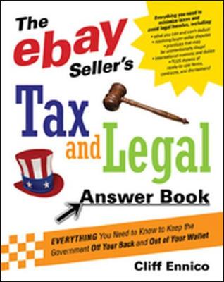 Book cover for EBAY SELLER'S TAX N LEGAL ANSWER BOOK