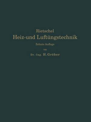 Book cover for H. Rietschels Leitfaden Der Heiz- Und Luftungstechnik