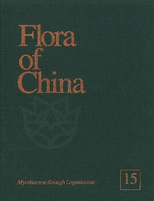 Book cover for Flora of China, Volume 15 – Myrsinaceae through Loganiaceae