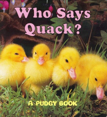 Book cover for Who Says Quack?