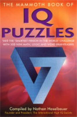 Book cover for The Mammoth Book of IQ Puzzles