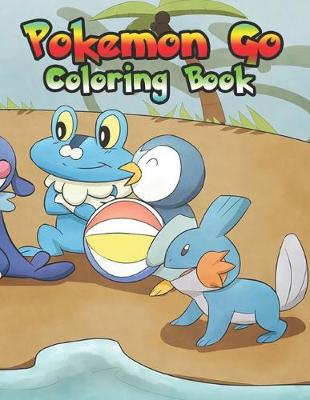 Book cover for pokemon go coloring book