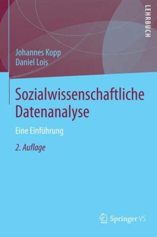 Cover of Sozialwissenschaftliche Datenanalyse