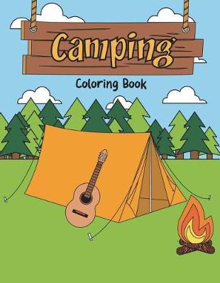 Book cover for Camping Coloring Book