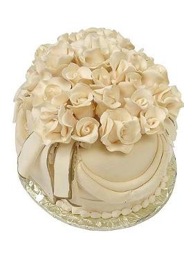 Cover of Wedding Journal Wedding Cake Frosting Roses