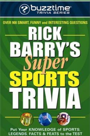 Cover of Rick Barry's Super Sports Trivia Game