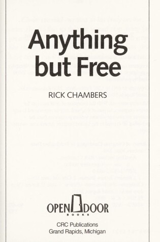 Cover of Anything But Free