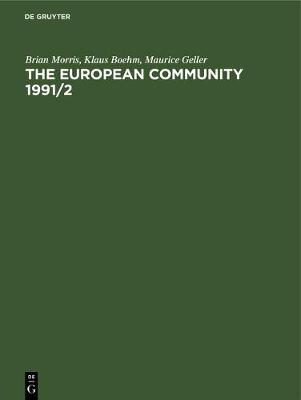 Book cover for The European Community 1991/2