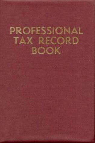 Cover of Professional Tax Record Book