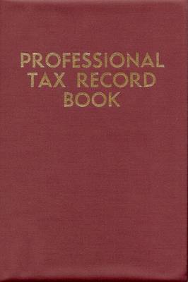 Book cover for Professional Tax Record Book