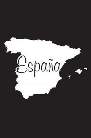 Cover of Espana - Black 101 - Lined Notebook with Margins - 6x9