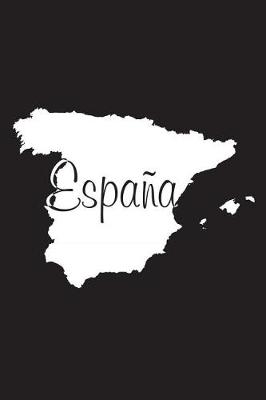 Book cover for Espana - Black 101 - Lined Notebook with Margins - 6x9