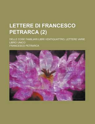 Book cover for Lettere Di Francesco Petrarca (2)