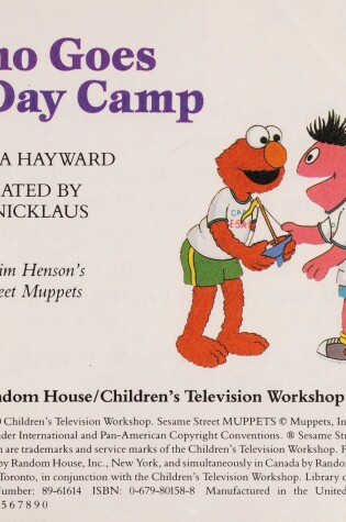 Cover of Sesst-Elmo Goes to Day Camp #