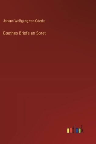 Cover of Goethes Briefe an Soret