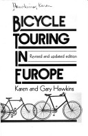 Book cover for Bicycle Touring in Europe