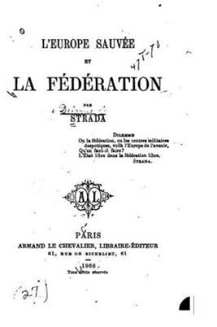 Cover of L'Europe sauvee et la federation