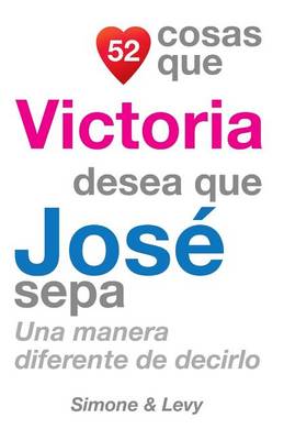 Book cover for 52 Cosas Que Victoria Desea Que José Sepa